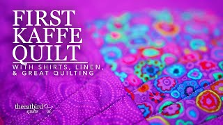 Kaffe Fassett Quilt  Mens Dress Shirts Linen [upl. by Epilif188]