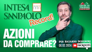 Intesa Sanpaolo cosa fare in Borsa dopo i risultati 2023 [upl. by Ellek]