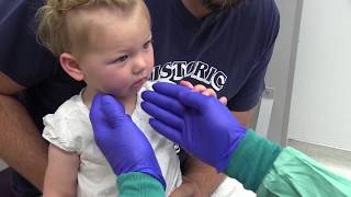 Childs first dental visit with UCSF Pediatric DentistDr Ray Stewart [upl. by Olwen]