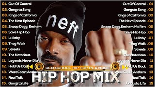 90S BEST RAP MIX  OLD SCHOOL HIP HOP PLAYLIST  SNOOP DOGG 2PAC 50 CENT EMINEM [upl. by Aihsyak]