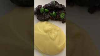 Blutwurst gebratenApfel gewürfelt und Kartoffelbrei food youtubeshorts [upl. by Brightman]