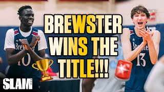 610quot Guard Matas Buzelis Leads Brewster to a NEPSAC Championship 🤩🚨 1 Team in the Country⁉️ [upl. by Ummersen]