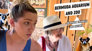 Attacked by lemurs at Bermuda Aquarium🐒 amp Bermuda trianglehistory [upl. by Mun]