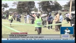 ITEN XCOUNTRY Julius Tanki wins mens race in Iten [upl. by Atnek907]