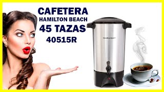 CAFETERA Hamilton Beach 45 Tazas 40515r ☕❤ [upl. by Cyrus]