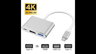 Adaptador Usb 31 Tipo C A Hdmi Hembra Usb 30  Usb Tipo C en OFESSION [upl. by Enitsirk]