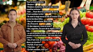 Supermarché  Dialogue VendeurClient [upl. by Zetnahs446]