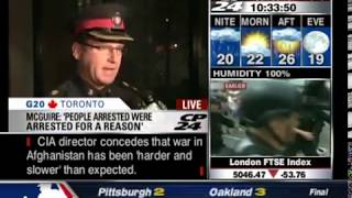 CP24  Toronto 2010 G20 Coverage  Part 7  Sun June 27 [upl. by Rugen]