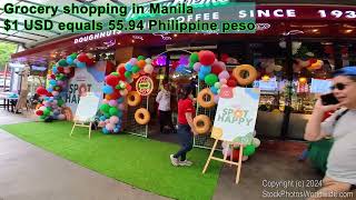 Walkaround then grocery shopping Manila price comparisons [upl. by Avehs]