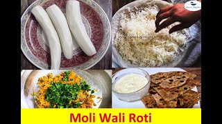 Yummy Mooli Ka Paratha Moli Aloo Wala Paratha Recipe Omes Kitchen Easy Mooli ka Paratha [upl. by Guntar]