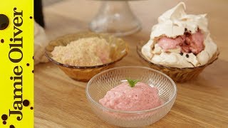 How to make a 45 Second Ice Cream  Jamie Oliver [upl. by Anilemrac]