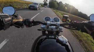 Triumph Speed Twin 1200  Ride  Onboard camera 4K [upl. by Nebeur744]