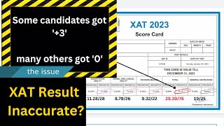 XAT scorecard out  3 Quant Discrepancies  Drastic fall in percentile  XLRI XIMB MBA [upl. by Ayel]