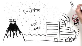 Aerosols How they affect atmospheric warming Hindi [upl. by Simsar346]