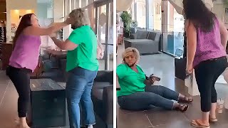 Karen Gets BODY SLAMMED After Stealing [upl. by Yecaj]