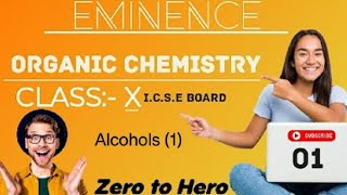 organic chemistry alcohol for class X students ICSE Board [upl. by Fiorenze]