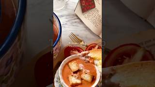 Roasted Tomato Soup🍅🥣 tomatosoup comfortfood soupseason [upl. by Brigg]