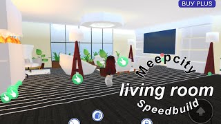 Meepcity  Simple Modern living room speedbuild [upl. by Mcwilliams476]