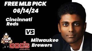 MLB Picks and Predictions  Cincinnati Reds vs Milwaukee Brewers 61424 Free Best Bets amp Odds [upl. by Neela]