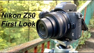 Nikon Z50 First look  Size comparisons Z DX 1650mm  Z DX 50250mm [upl. by Aztiram]