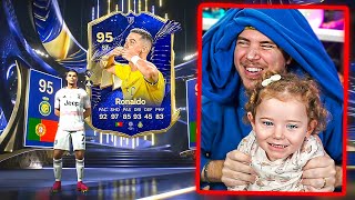 MIA FIGLIA TROVA UN TOTY ma  FC 24 TOTY PACK OPENING [upl. by Alemap]