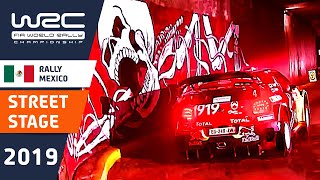 WRC Rally Mexico Street Stage 2019 Massive Jump and Tunnels [upl. by Damales486]