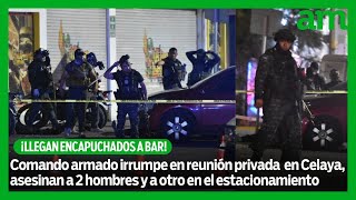 Encapuchados entran a Bar Life asesinan a 2 hombres y a otro en el estacionamiento [upl. by Adoh]