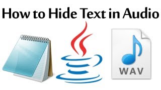 How to Hide a Text File in an Audio File [upl. by Carrington149]