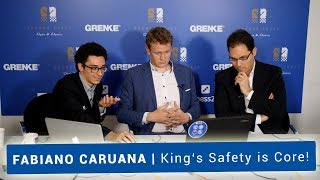 Fabiano Caruana  Clever Attack against the Unsaved King  GRENKE Chess Classic 2018 [upl. by Calie]