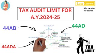 TAX AUDIT LIMIT FOR AY 2425 [upl. by Fruma]