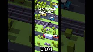 Crossy Road 25 steps speedrun attempt speedrun [upl. by Zeitler]