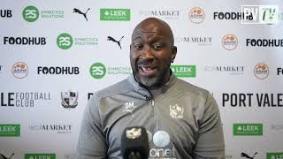 Prematch  Darren Moore looks ahead to Tranmere fixture this weekend [upl. by Ecar582]