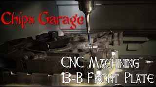 Custom CNCd Mazda 13B Front Engine Plate [upl. by Gabriel320]