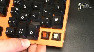 HOW TO REPLACE KAILH KEYSWITCH ON MECHANICAL KEYBOARD DETAIL RAZER CHERRY MX CLONE CHANGE SWAP [upl. by Toll]