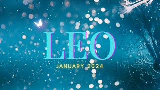 Leo youre being divinely guided to this person 💞✨ Leo January Tarot Reading [upl. by Harahs]