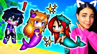 🧜‍♀️🌊 THE SIREN 🧜‍♀️🌊 A Mermaid Gacha Club Mini Movie Love Story Reaction [upl. by Havens]