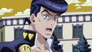 【HD】ジョジョ Josuke vs Toshikazu Hazamada [upl. by Phonsa]