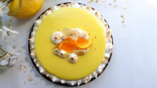 TUTO  Tarte entremets orange citron vert 🍊🍋 recette fraîche pour lété [upl. by Spanjian]