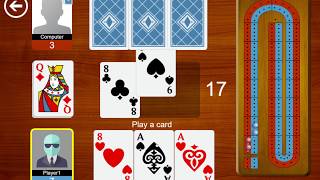 Cribbage 100  Game play [upl. by Etterrag]