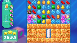 Candy Crush Soda Saga Level 1855  3 Stars 🌟🌟🌟 [upl. by Coppins22]