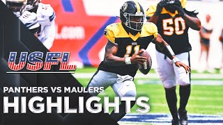 Michigan Panthers vs Pittsburgh Maulers Highlights  USFL [upl. by Dellora392]