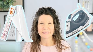 DONT RUIN YOUR PROJECT How To Iron On Cricut Vinyl With Regular Irons for Beginners [upl. by Asirret]