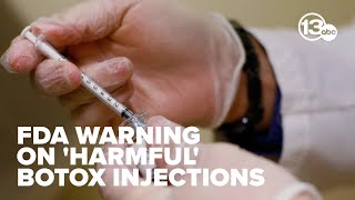 Cosmetics experts speaks on FDA warning on harmful counterfeit Botox injections [upl. by Winonah]