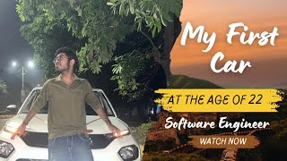 My First Car at the age of 22  First Car  Software Engineer firstcar new carvlog vlog gurgaon [upl. by Eniarrol460]