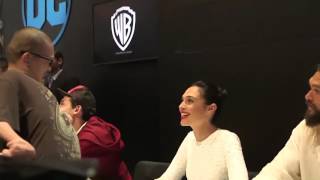 Justice league cast meets disable fanmust watch [upl. by Valdis]