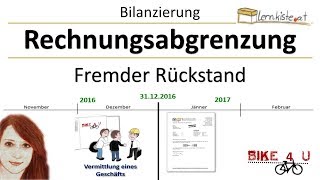 Rechnungsabgrenzung  fremder Rückstand [upl. by Blanche821]