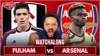 Fulham 21 Arsenal  Premier League  Watchalong amp Highlights WTroopz [upl. by Zenda]