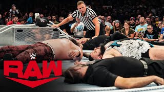 FULL MATCH Ring collapses in Strowman vs Reed Last Monster Standing Match Raw Sept 30 2024 [upl. by Armillda413]