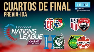 COSTA RICA vs PANAMÁ  Previa de la ida  CUARTOS de final Liga de Naciones de CONCACAF 20232024 [upl. by Alrac]