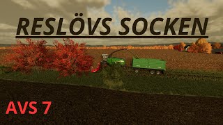 HACKAR MAJS TILL FODER RESLÖVS SOCKEN AVS 7 Farming Simulator 22 [upl. by Lledrev122]